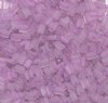 50g 5x4x2mm Matte Violet Lined Crystal Tile Beads